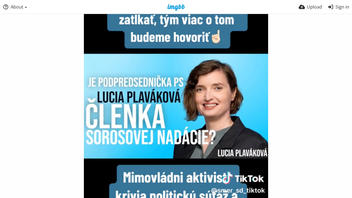 Fact Check: Tento obrázok NEDOKAZUJE, že slovenská politička Lucia Plaváková je členkou Nadácie otvorenej spoločnosti