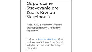 Fact Check: Krvná skupina NEOVPLYVŇUJE to, čo by ste mali jesť